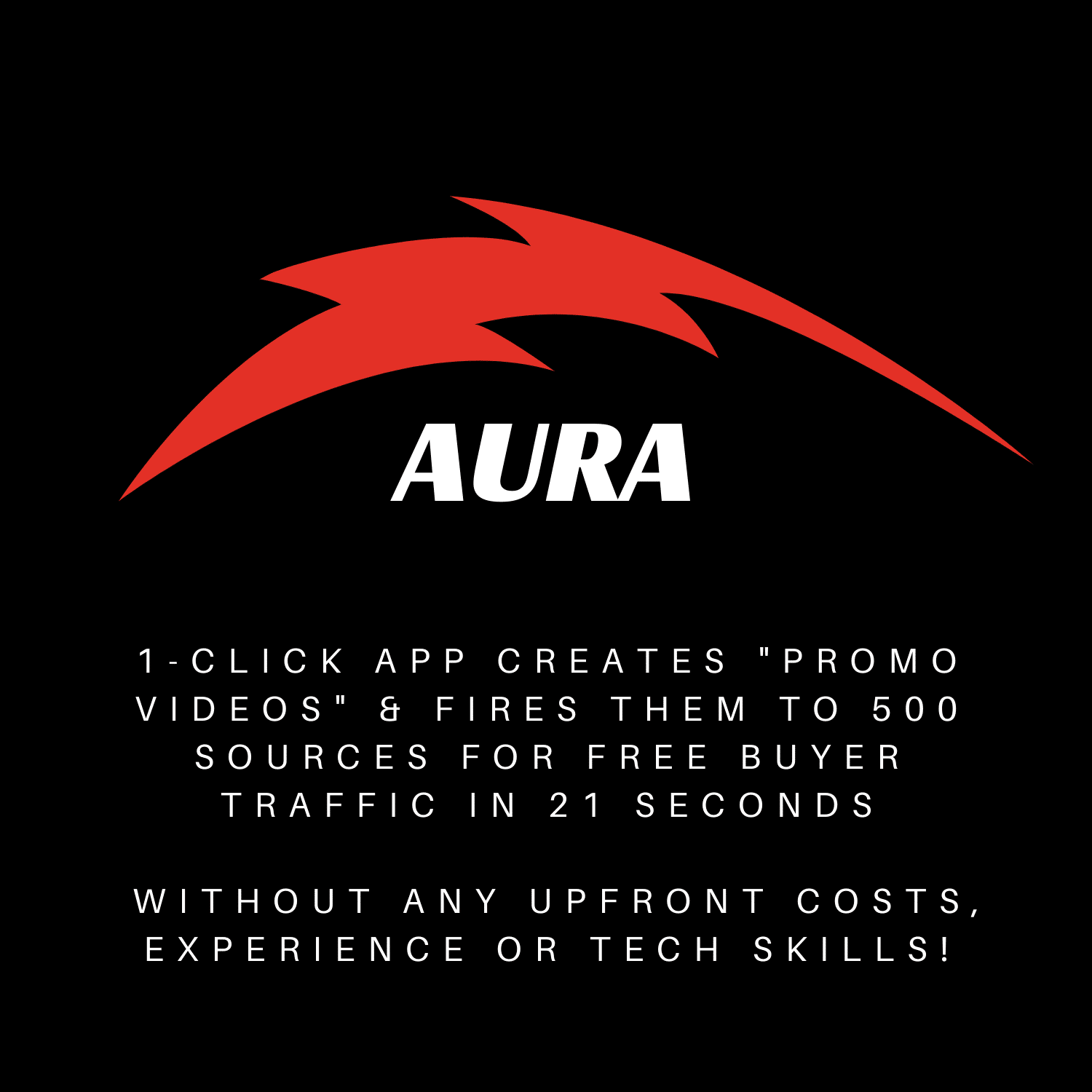 Aura, Promotional Videos In 1 Click Marketersanon without tech skills!